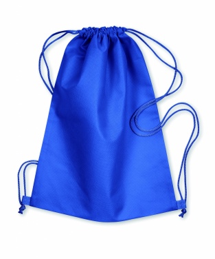 Logo trade promotional items image of: 80gr/m² nonwoven drawstring