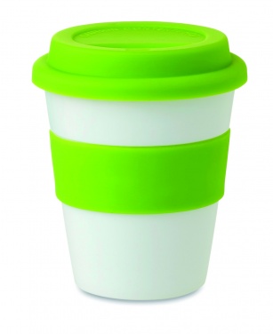 Logo trade promotional giveaways picture of: PP tumbler with silicone lid