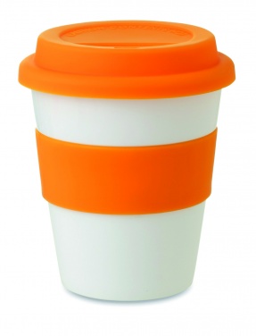 Logo trade advertising products picture of: PP tumbler with silicone lid