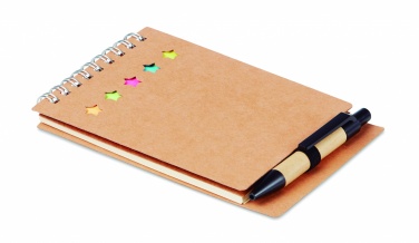 Logotrade advertising product picture of: Notepad with pen and memo pad