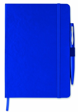 Logotrade promotional gift image of: A5 notebook with pen 72 lined