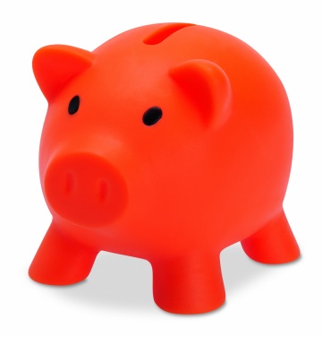 Logo trade promotional items image of: Piggy bank