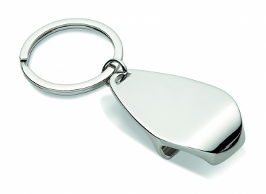 Logotrade promotional product picture of: Bottle opener key ring Tornio