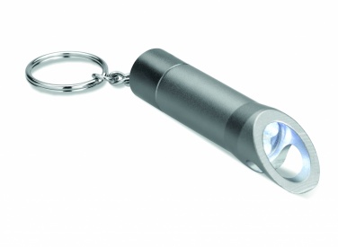 Logo trade promotional giveaway photo of: Metal torch key ring