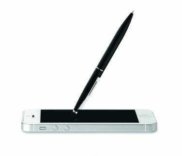 Logo trade corporate gifts picture of: Twist type pen w stylus top