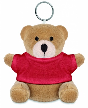 Logo trade advertising products image of: Teddy bear key ring