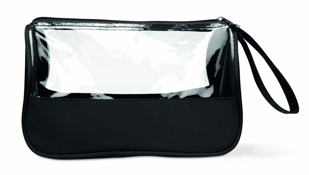 Logo trade advertising product photo of: Toiletry bag microfiber w PVC