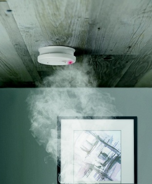 Logo trade promotional giveaways picture of: Smoke detector