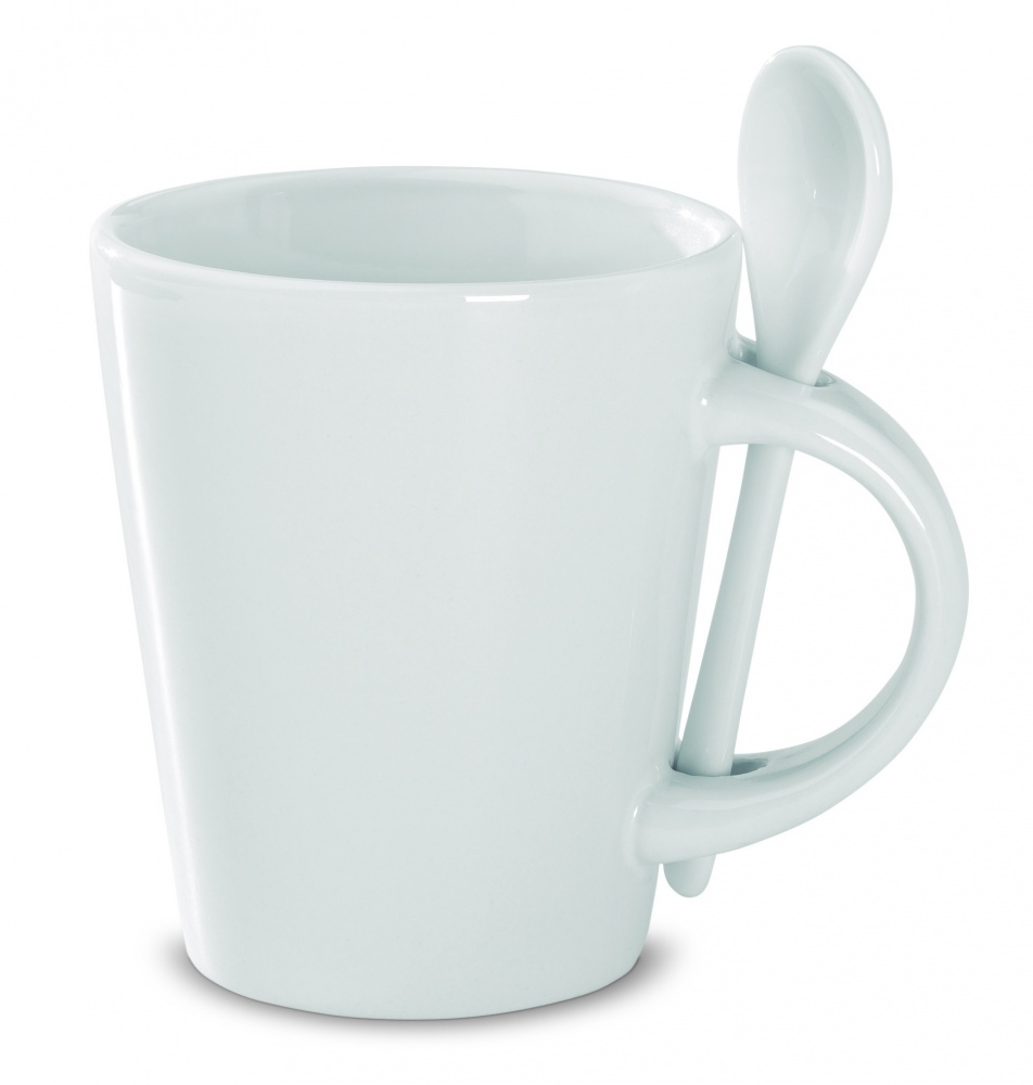 Logo trade promotional items picture of: Sublimation mug with spoon