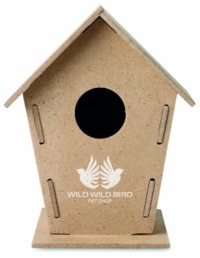 Logo trade promotional giveaways picture of: Wooden bird house