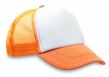 Logo trade advertising products image of: Truckers cap