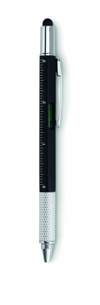 Logotrade promotional products photo of: Spirit level pen with ruler