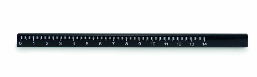 Logo trade business gift photo of: Carpenters pencil with ruler