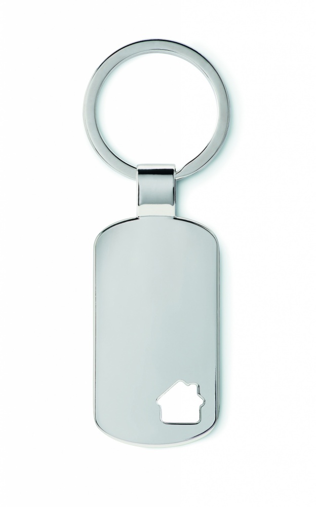 Logotrade promotional gift image of: Key ring with house detail Jelgava