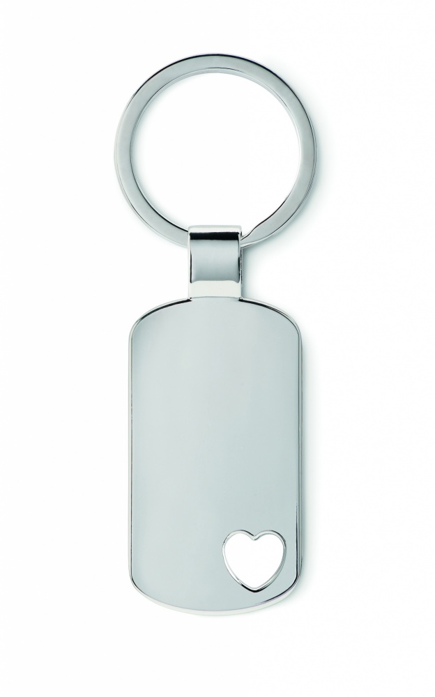 Logotrade promotional giveaway image of: Key ring with heart detail Jūrmala