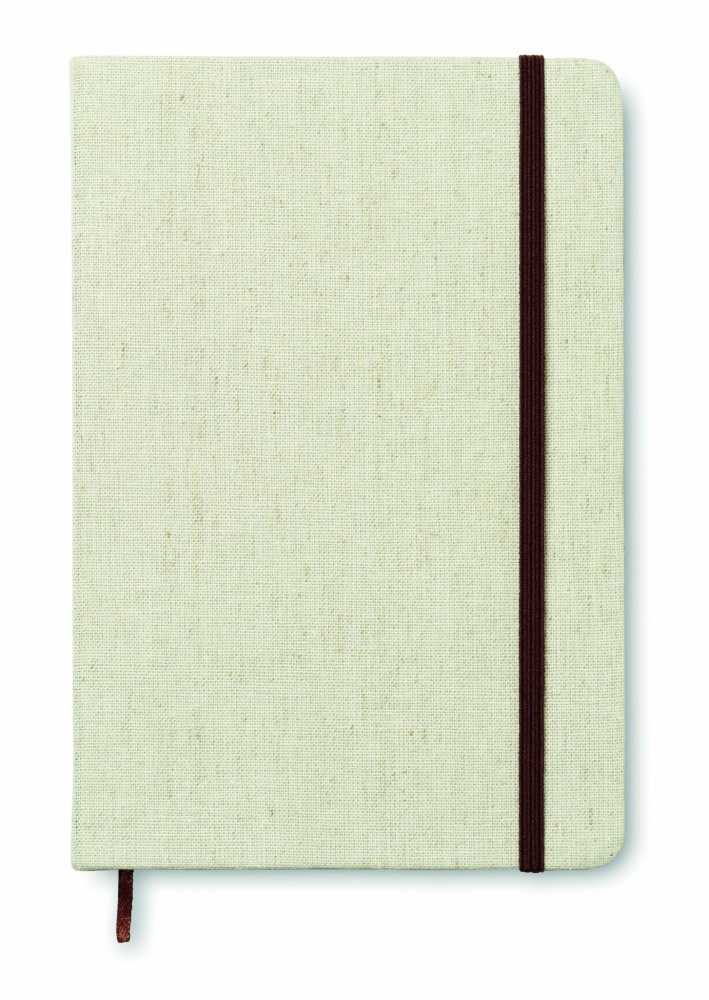 Logo trade promotional product photo of: A5 canvas notebook