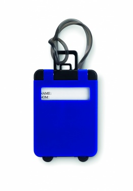 Logo trade promotional merchandise picture of: Luggage tags plastic
