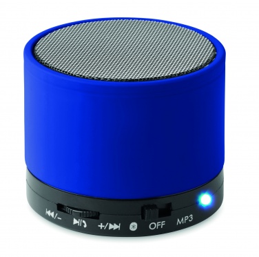 Logo trade promotional merchandise image of: Round wireless speaker