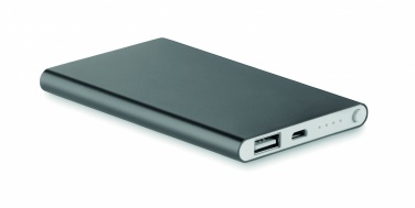 Logotrade business gift image of: Flat power bank 4000 mAh