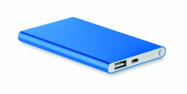 Logotrade promotional merchandise photo of: Flat power bank 4000 mAh