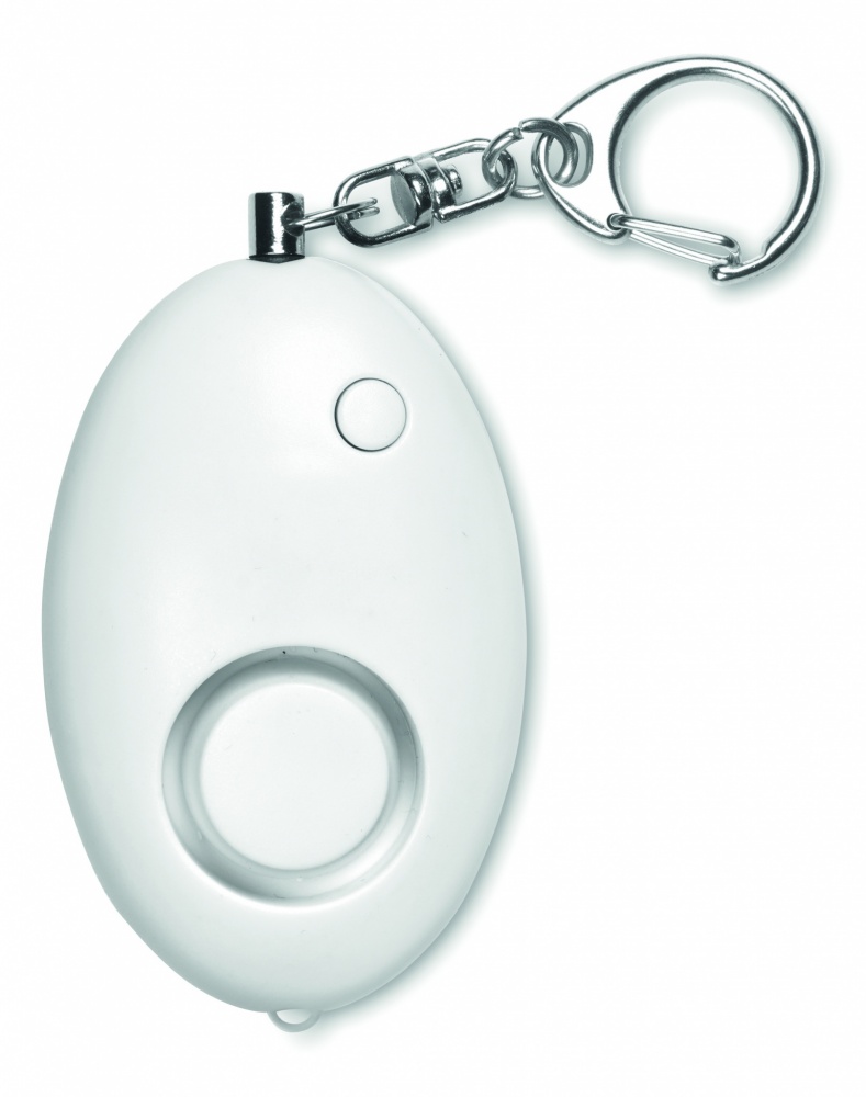 Logo trade promotional merchandise image of: Personal alarm with key ring