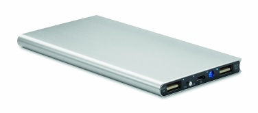 Logo trade promotional giveaways image of: Power bank 8000 mAh