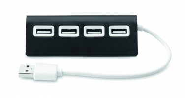 Logo trade promotional merchandise picture of: 4 port USB hub