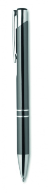 Logo trade promotional merchandise photo of: Push button aluminium pen