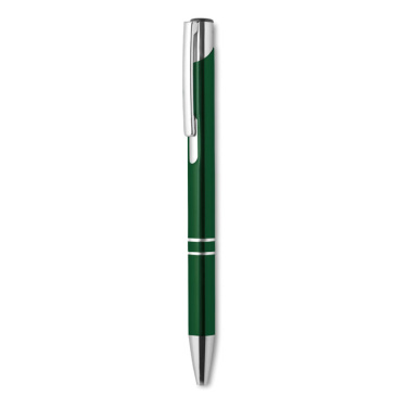 Logo trade promotional merchandise photo of: Push button aluminium pen