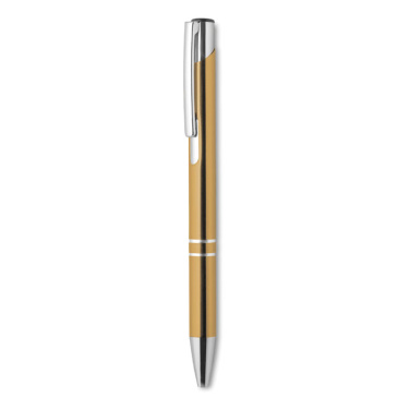 Logotrade corporate gift image of: Push button aluminium pen