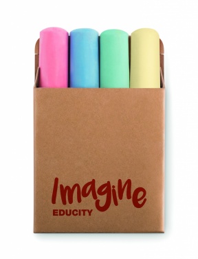 Logo trade promotional products picture of: 4 chalk sticks