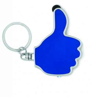 Logo trade advertising products picture of: Thumbs up led light w/key ring Valmiera