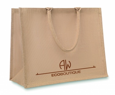 Logo trade promotional items image of: Jute shopping bag