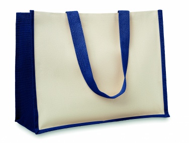 Logo trade advertising products image of: Jute and canvas shopping bag