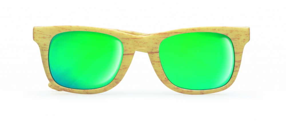 Logo trade promotional item photo of: Wooden look sunglasses MAARDU