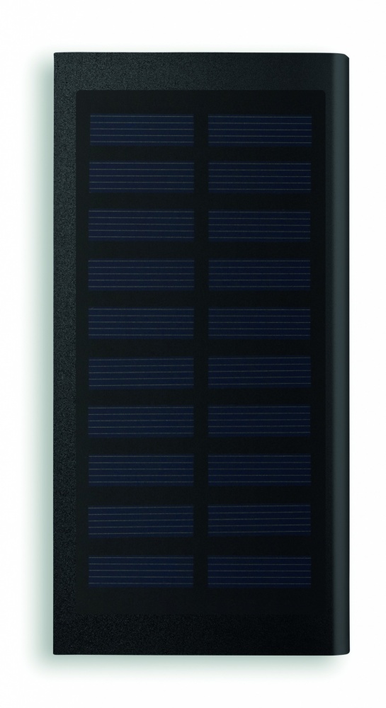 Logo trade promotional gifts image of: Solar power bank 8000 mAh