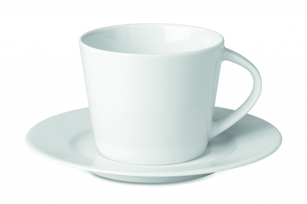 Logotrade corporate gift image of: Cappuccino cup and saucer