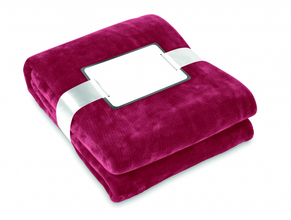 Logo trade advertising product photo of: Blanket flannel