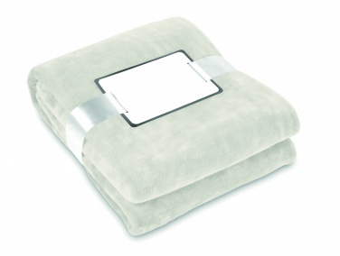 Logo trade promotional merchandise image of: Blanket flannel