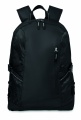 Polyester laptop backpack, Black