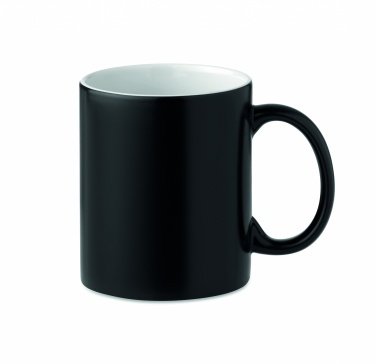 Logo trade promotional gifts image of: Dark sublimation mug 300ml