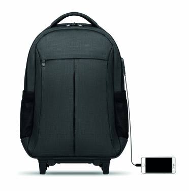 Logo trade promotional giveaway photo of: Trolley backpack in 360D