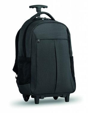 Logo trade promotional giveaways image of: Trolley backpack in 360D