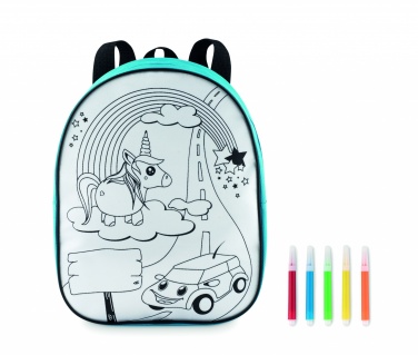 Logo trade corporate gifts picture of: Backpack with 5 markers