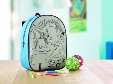 Logo trade promotional merchandise picture of: Backpack with 5 markers