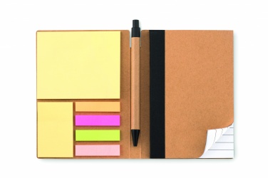 Logotrade corporate gift picture of: Notebook w/pen & memo pad