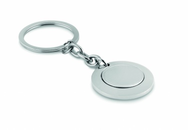 Logotrade promotional gift picture of: Key ring with token Cēsis