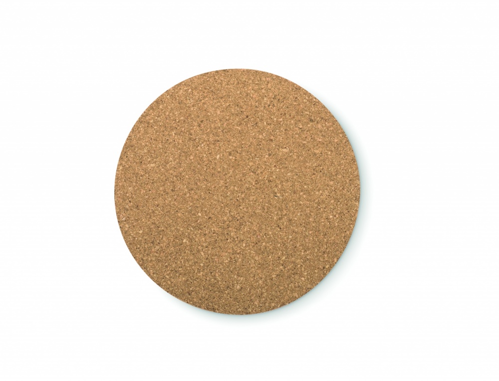 Logotrade advertising products photo of: Round cork coaster