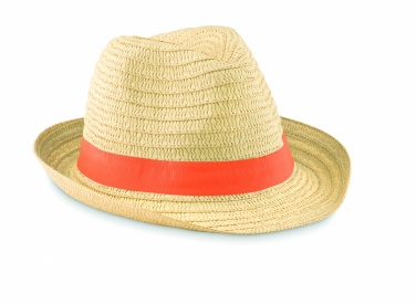 Logo trade corporate gift photo of: Paper straw hat