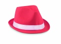 Coloured polyester hat, Red